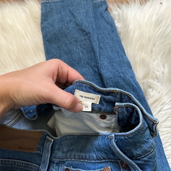 MADEWELL The Momjean In Medium Wash - Picture 6 of 7